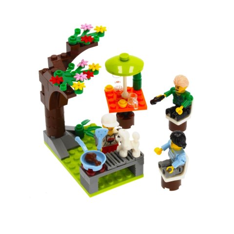 Klocki konstrukcyjne 343 elementy Kamping alleBLOX 478256