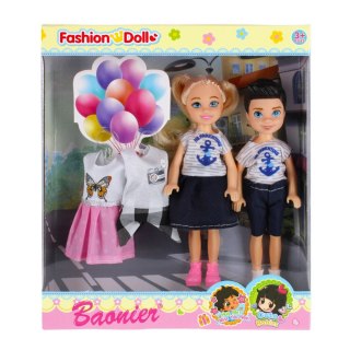 Lalka 15 cm 2 szt. z akcesoriami MEGA CREATIVE 481507