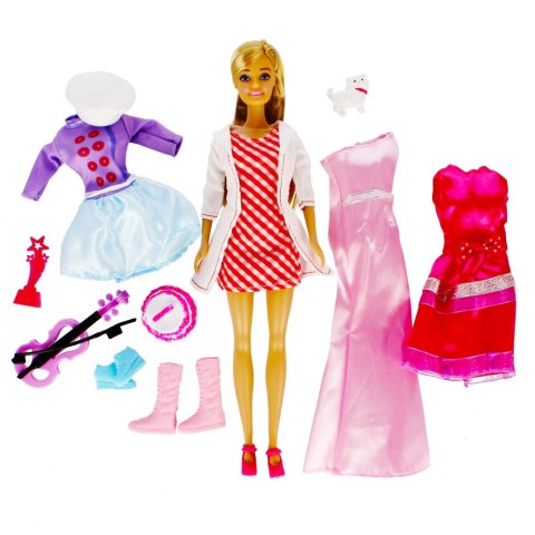 Lalka 29cm z akcesoriami Ubranka MEGA CREATIVE 482097