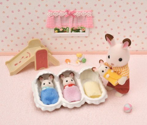 SYLVANIAN TROJACZKI KROLIKOW CZEK USZY 5532 WB6