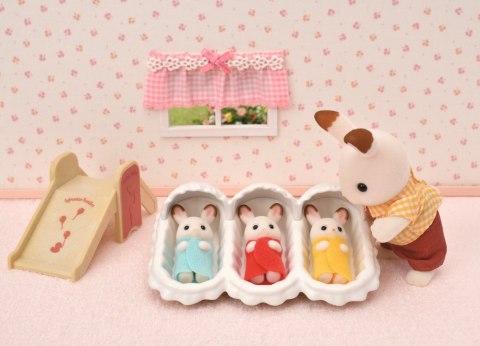 SYLVANIAN TROJACZKI KROLIKOW CZEK USZY 5532 WB6