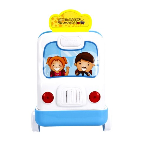 Supermarket z akcesoriami w walizce 2w1 Autobus MEGA CREATIVE 481629