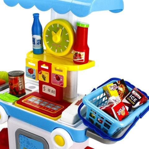 Supermarket z akcesoriami w walizce 2w1 Autobus MEGA CREATIVE 481629