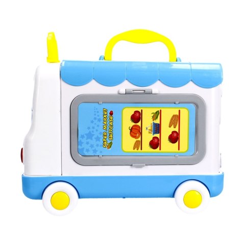 Supermarket z akcesoriami w walizce 2w1 Autobus MEGA CREATIVE 481629