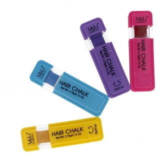 Zestaw fryzjerski do kolorowania włosów 4markery kolorowe MEGA CREATIVE 482031