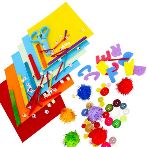 Zestaw kreatywny 2000 szt. Mix CRAFT WITH FUN 478656