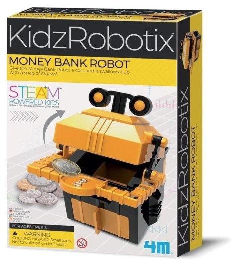 Zestaw kreatywny Wiedza i zabawa Skarbonka Robot PUD W 3422 RUSSELL