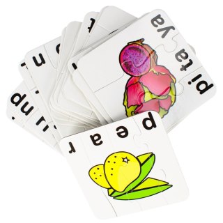 Gra edukacyjna Puzzle Owocki MEGA CREATIVE 482566