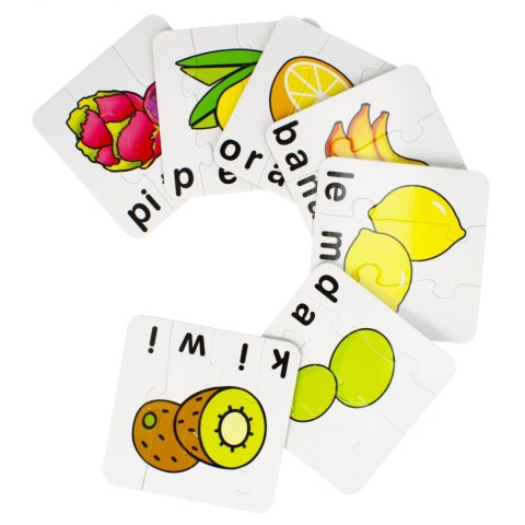 Gra edukacyjna Puzzle Owocki MEGA CREATIVE 482566