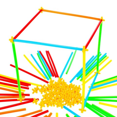 Klocki konstrukcyjne Słomki 100 elementów MEGA CREATIVE 483251