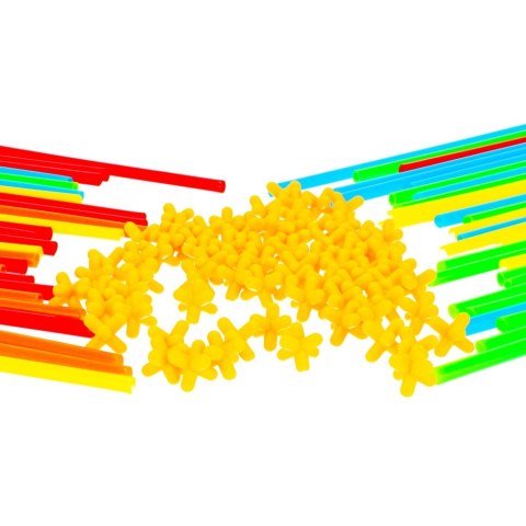 Klocki konstrukcyjne Słomki 100 elementów MEGA CREATIVE 483251