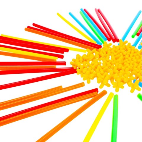 Klocki konstrukcyjne Słomki 100 elementów MEGA CREATIVE 483251