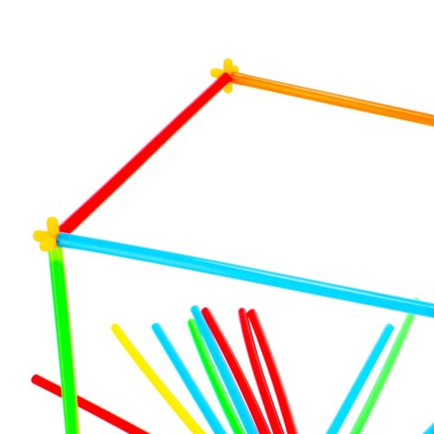 Klocki konstrukcyjne Słomki 100 elementów MEGA CREATIVE 483251