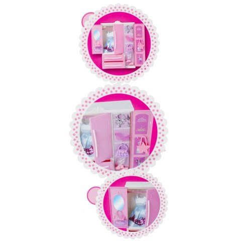 Lalka 29 cm z akcesoriami Garderoba MEGA CREATIVE 482627