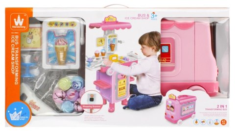 Lodziarnia z akcesoriami 2w1 auto MEGA CREATIVE 482424