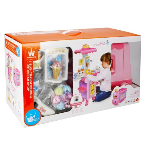 Lodziarnia z akcesoriami 2w1 auto MEGA CREATIVE 482424