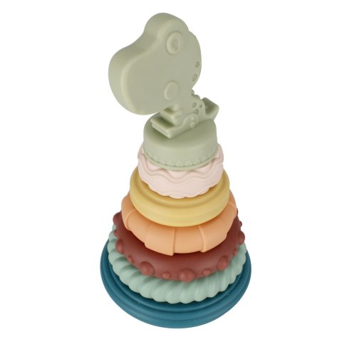 Piramidka edukacyjna pastelowa BAM BAM 482393