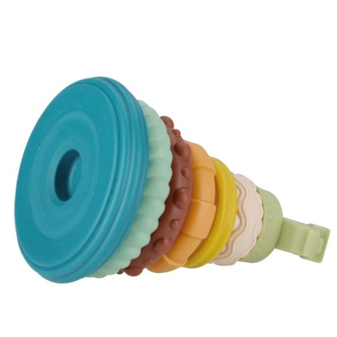 Piramidka edukacyjna pastelowa BAM BAM 482393