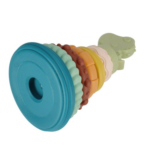 Piramidka edukacyjna pastelowa BAM BAM 482393