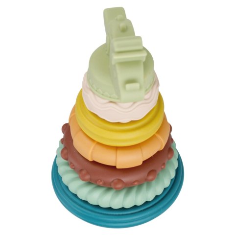 Piramidka edukacyjna pastelowa BAM BAM 482393