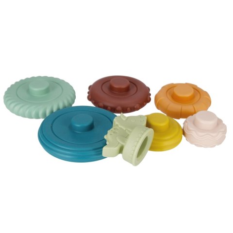 Piramidka edukacyjna pastelowa BAM BAM 482393
