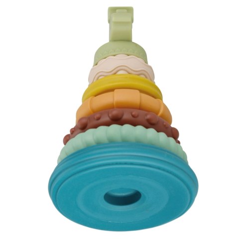 Piramidka edukacyjna pastelowa BAM BAM 482393