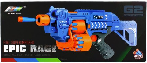 Pistolet na strzałki na baterie z akcesoriami MEGA CREATIVE 482849