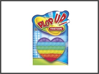 Plop Up Guma bąbelkowa tęczowe serce 13,5x15cm