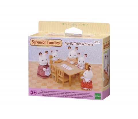 SYLVANIAN ZESTAW DO JADALI STOL KRZESLA 4506 WB6
