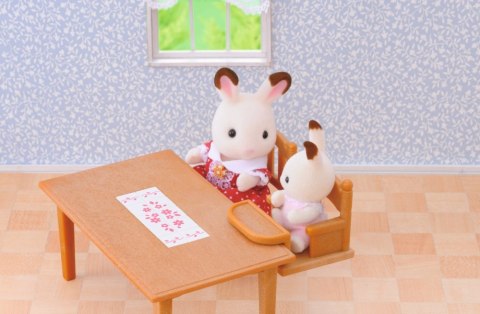 SYLVANIAN ZESTAW DO JADALI STOL KRZESLA 4506 WB6