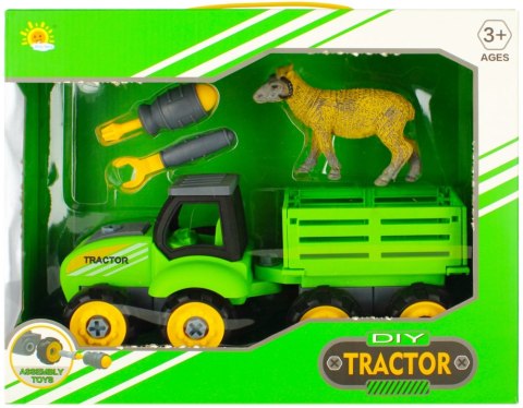 Traktor do skręcania z akcesoriami MEGA CREATIVE 483084