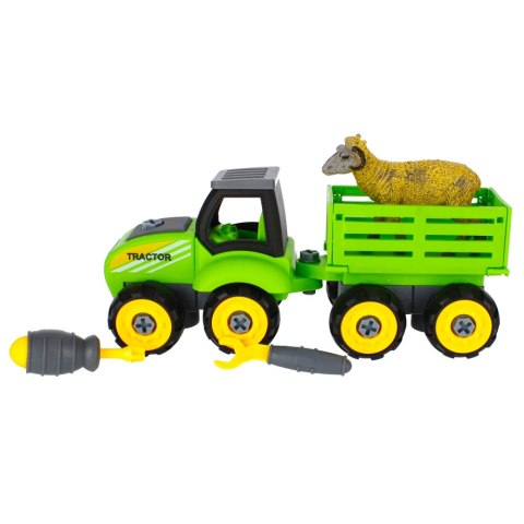 Traktor do skręcania z akcesoriami MEGA CREATIVE 483084