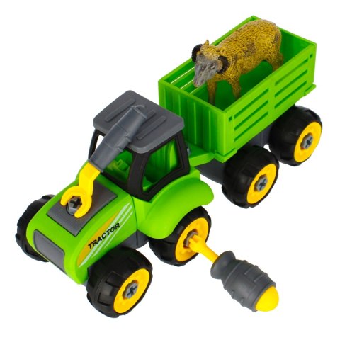 Traktor do skręcania z akcesoriami MEGA CREATIVE 483084