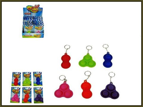 BRELOK SENSOR PUSH BUBBLE PLOP UP 9X14CM B/C