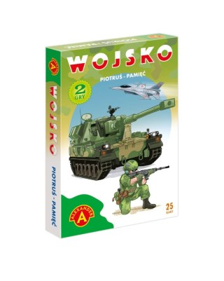 Karty do gry Piotruś & Memo Wojsko ALX PUD ALEXANDER 026139