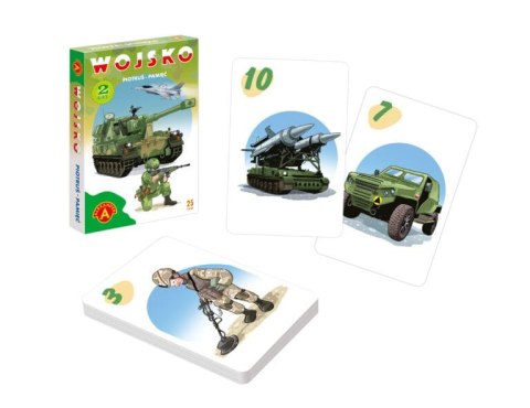 Karty do gry Piotruś & Memo Wojsko ALX PUD ALEXANDER 026139