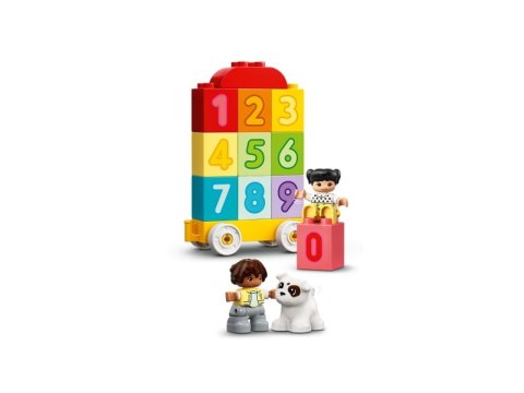 Klocki konstrukcyjne Pociąg z cyferkami Duplo LEGO 10954