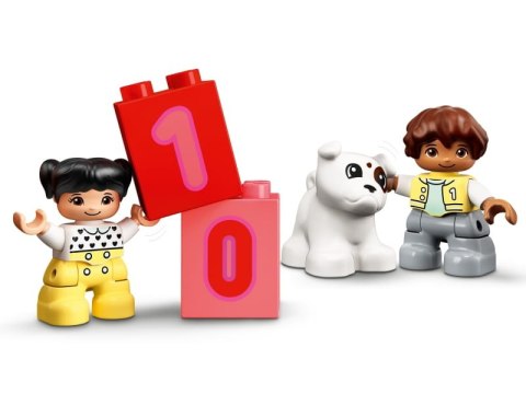 Klocki konstrukcyjne Pociąg z cyferkami Duplo LEGO 10954