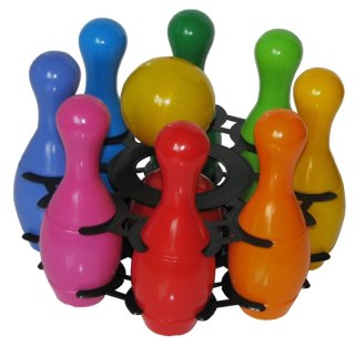 Kręgle mini w koszyku CZAKO 25302