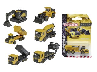 Majorette Pojazdy budowlane VOLVO, 6 rod