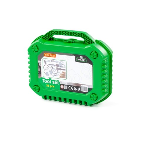 Narzędzia 30x10x25 cm 26 elementów w walizce WADER POLESIE 89434 WADP