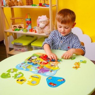 PUZZLE 2W1 49EL AUTA MINI GRA PBH