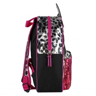 Plecak LOL cekinowy 1zamek 2kieszenie czarny BACKPACKL2