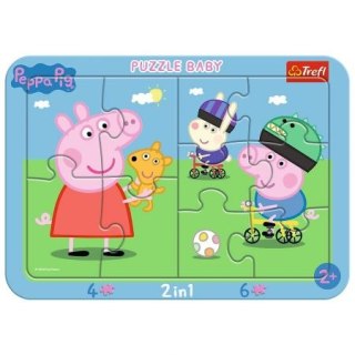 Puzzle 10el Wesoła Świnka Peppa 80021 TREFL