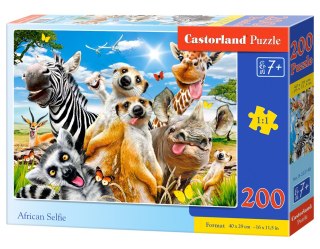 Puzzle 200 elementów African Selfie CASTORLAND B-222148