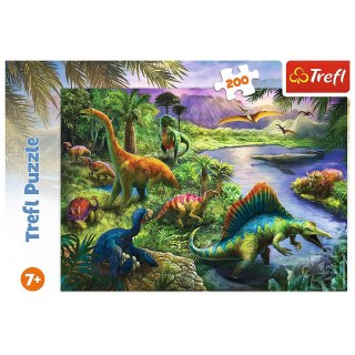 Puzzle 200 elementów Drapieżne dinozaury TREFL 13281 TR