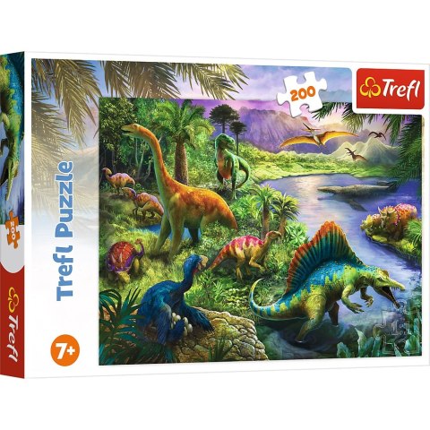 Puzzle 200 elementów Drapieżne dinozaury TREFL 13281 TR