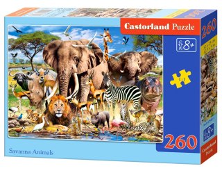 Puzzle 260 elementów Savanna Animals CASTORLAND B-27545