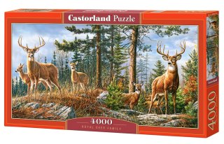 Puzzle 4000 elementów Royal Deer Family CASTORLAND C-400317