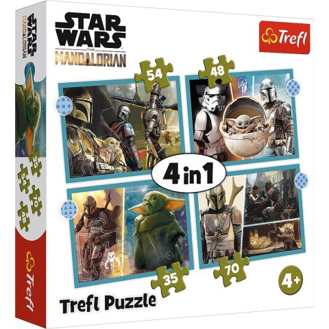 Puzzle 4W1 Mandalorian Star Wars PUD TREFL 34397